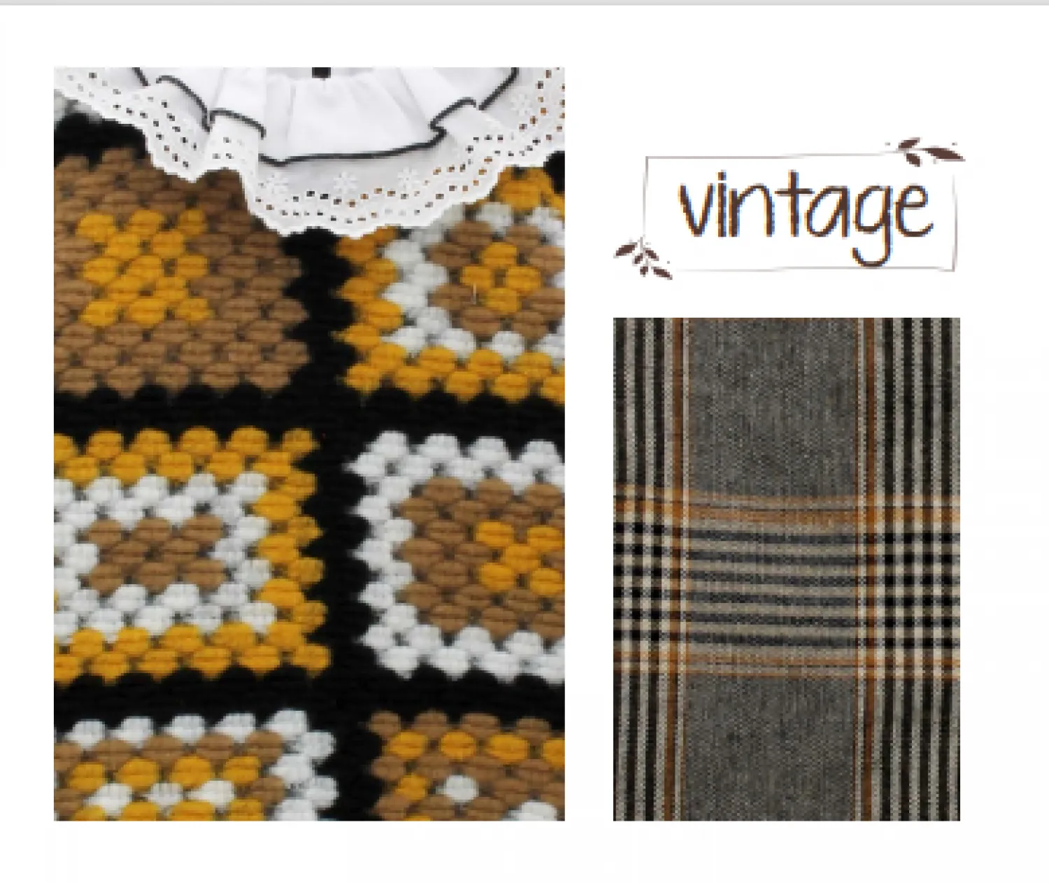 Abrigo Patchwork colección Vintage de Foque