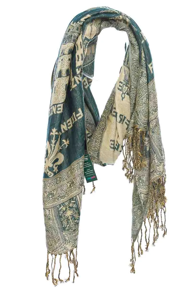 ACCESORIOS COLOR AZUL  PASHMINA