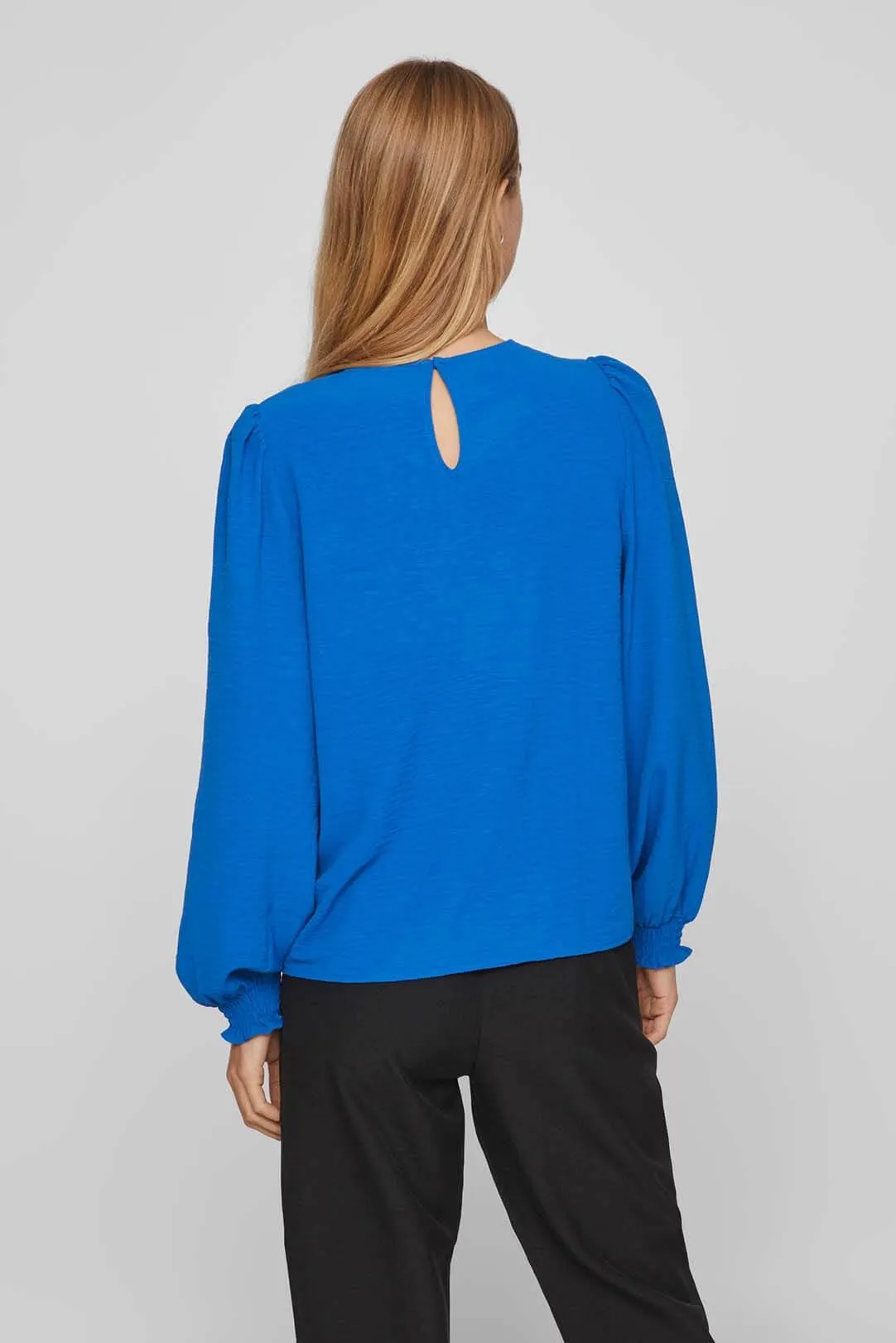 BLUSA MUJER BASICA VIGAJA AZUL