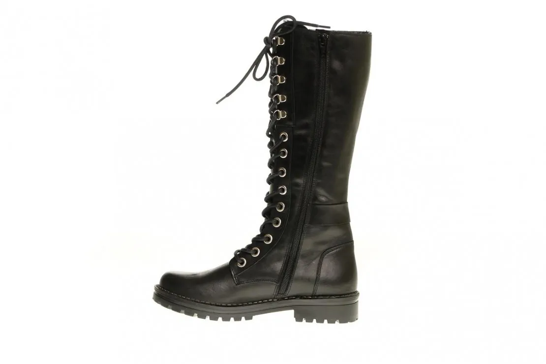 Bota de Chica con cordones Negra 5673 Chacal