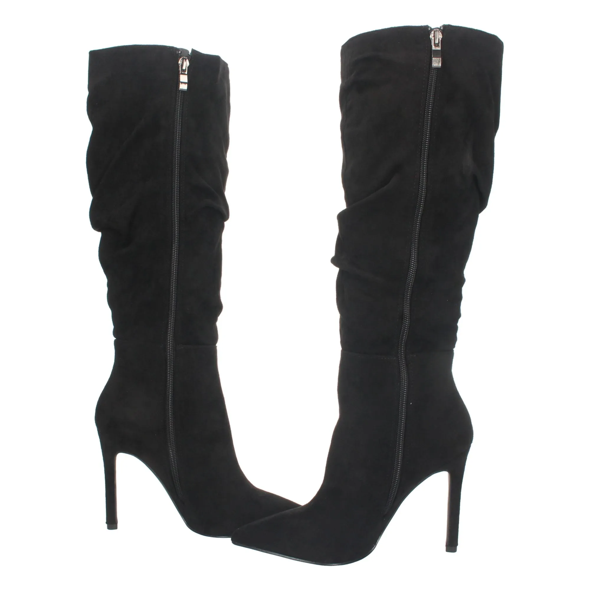 Botas de tacon de aguja mujer color negro
