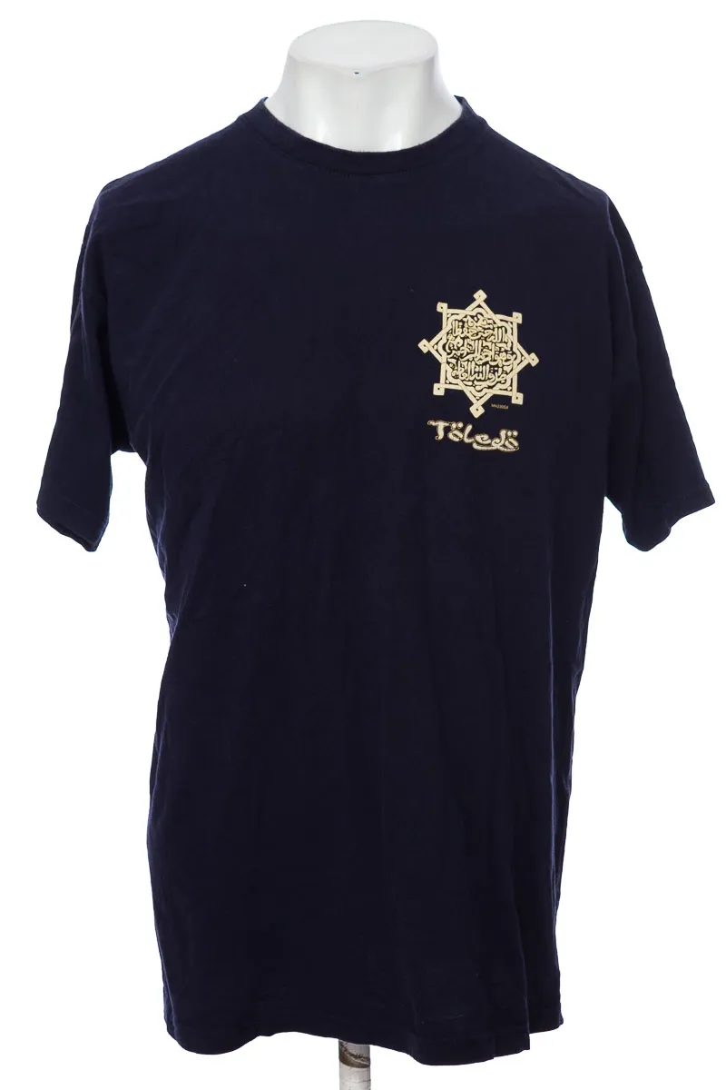 CAMISETA COLOR AZUL  B&AMP;C