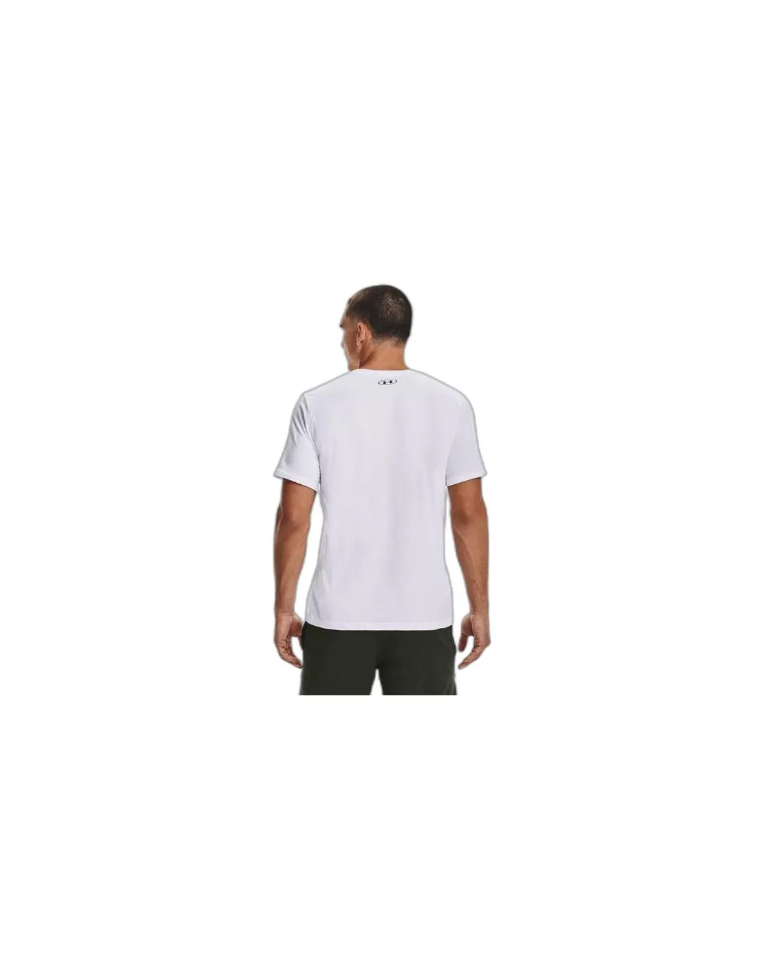 Camiseta de Fitness Under Armour UA GL FoundationSS Blanco Hombre