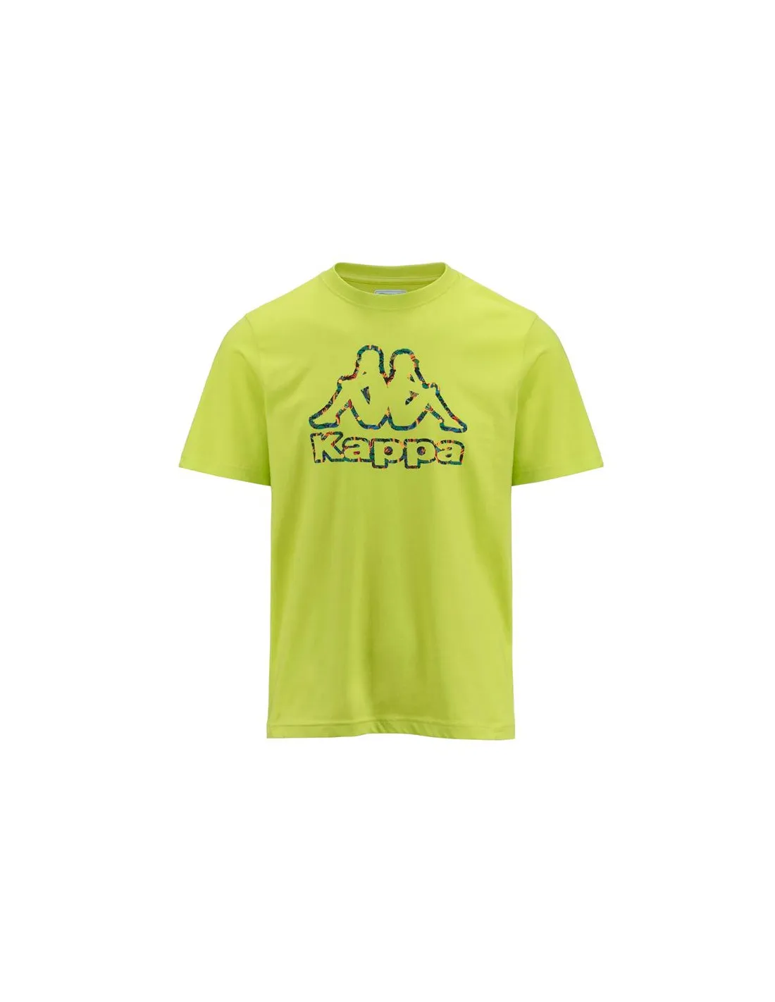 Camiseta Kappa Fario Graphik Amarillo Hombre
