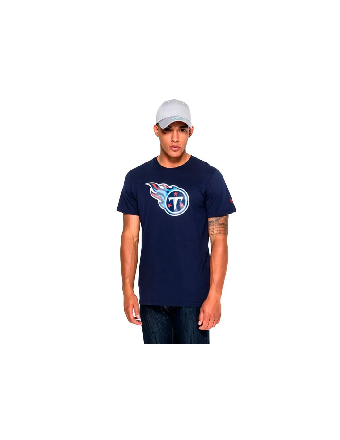 Camiseta New Era Nos NFL Regular Titans Hombre