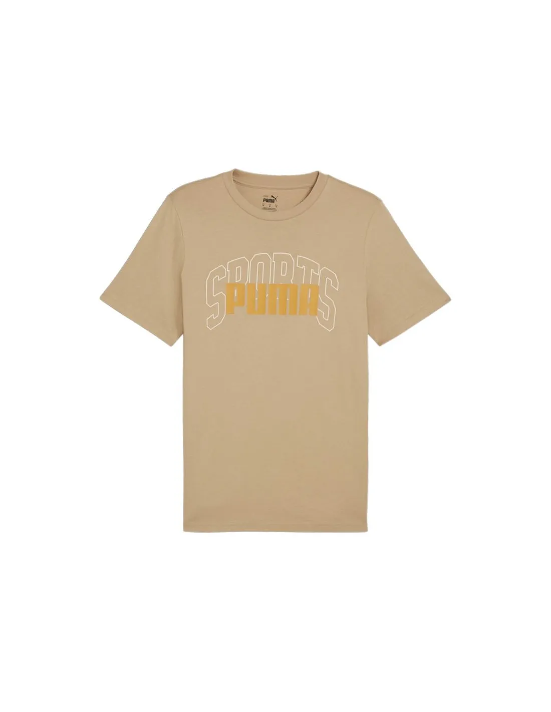 Camiseta Puma Graphics Collegiate Marrón Hombre