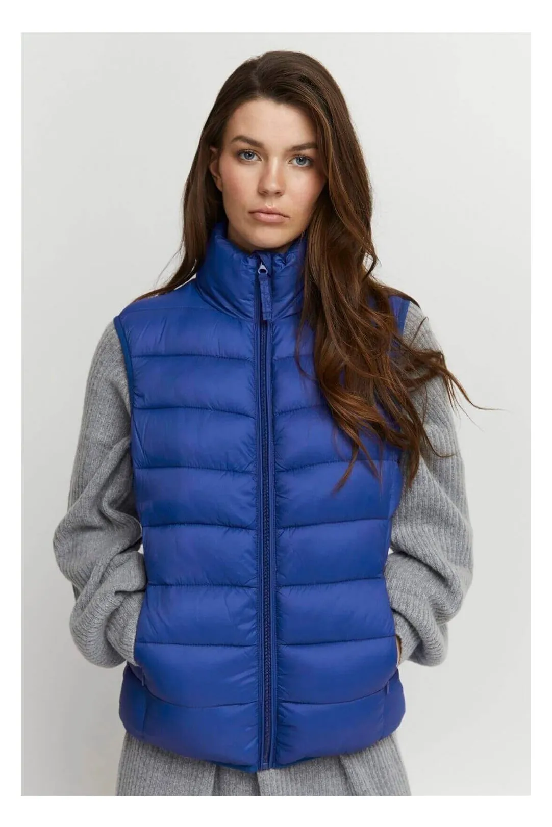 Chaleco acolchado Bybelena azul