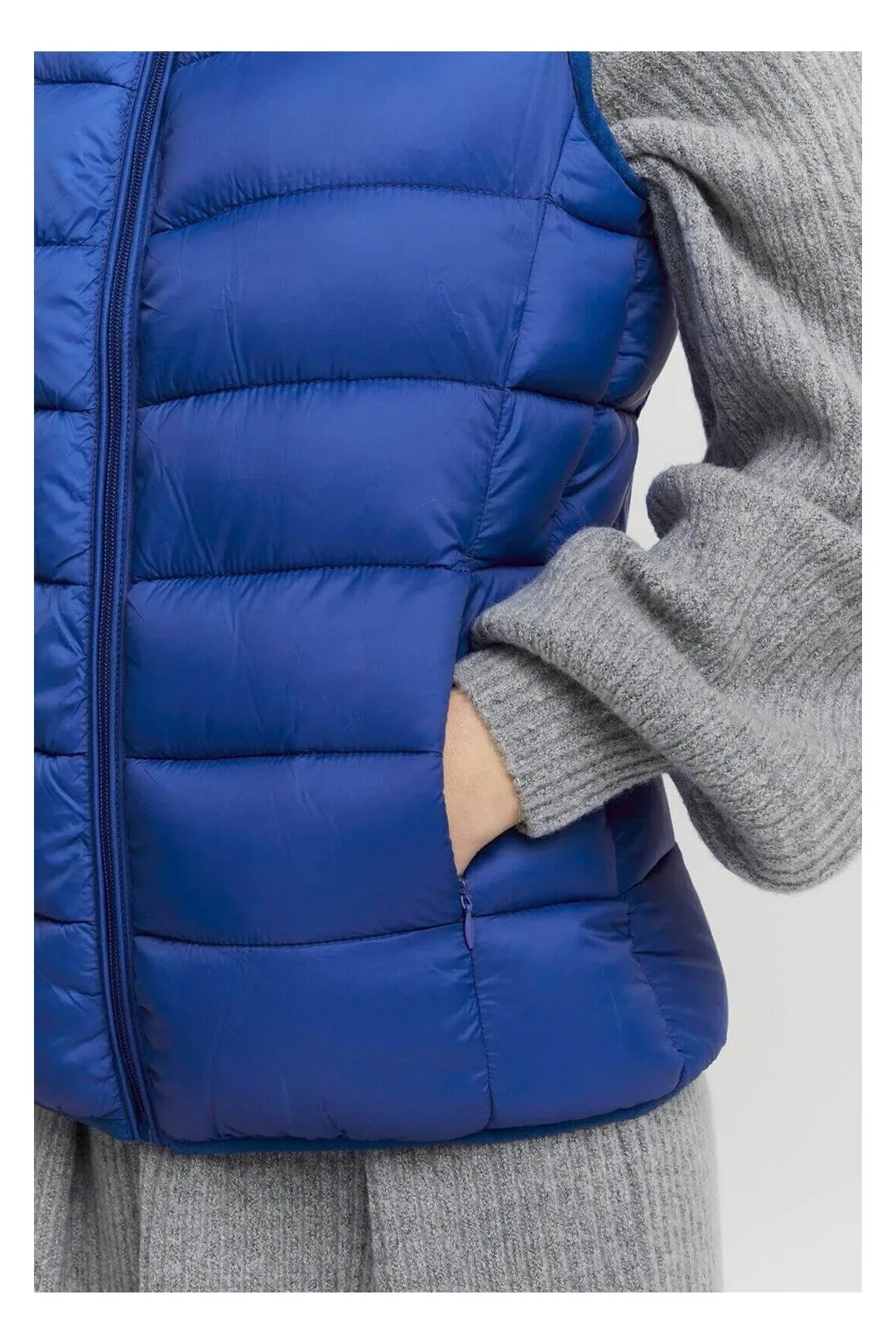 Chaleco acolchado Bybelena azul