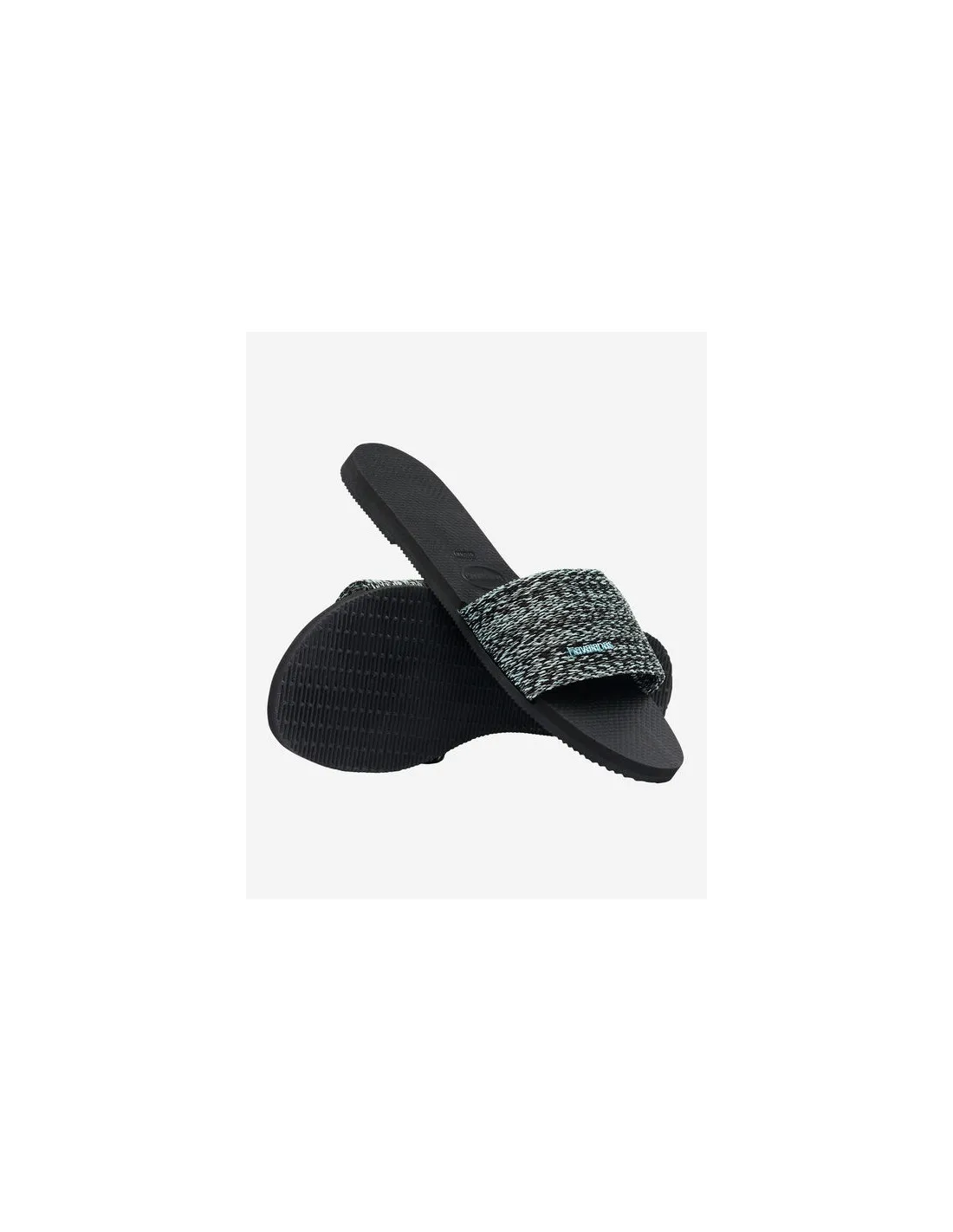 Chanclas De Pala Mujer Havaianas Negro Y Azul