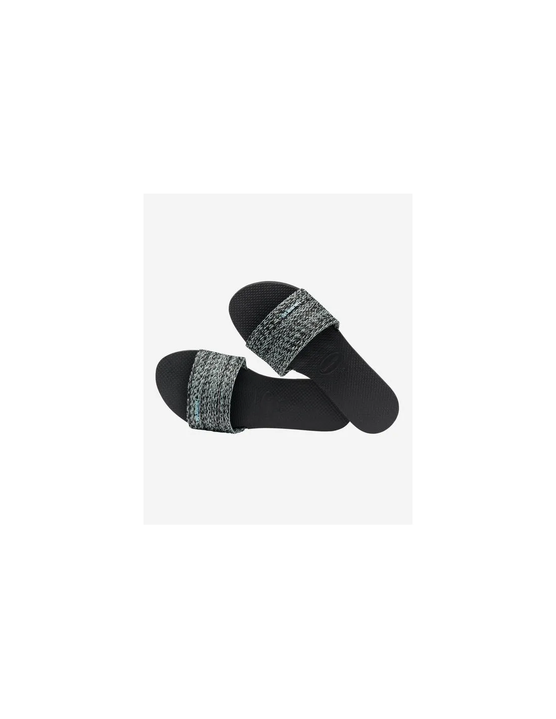 Chanclas De Pala Mujer Havaianas Negro Y Azul