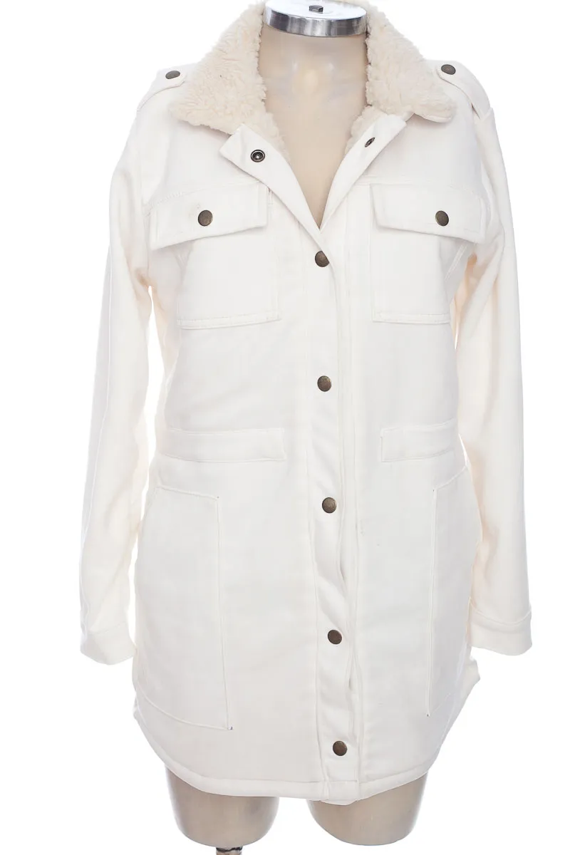 CHAQUETA / ABRIGO COLOR BLANCO  SHOCK &AMP; BLUE