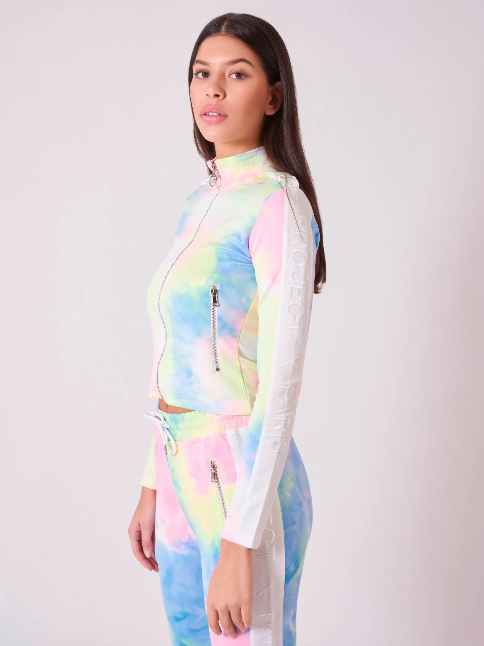 Chaqueta corta teñida