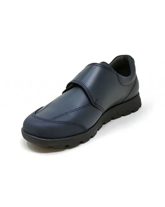 COLEGIAL NIÑO PIEL PABLOSKY VELCRO AZUL (talla desde la 35 hasta la 40)