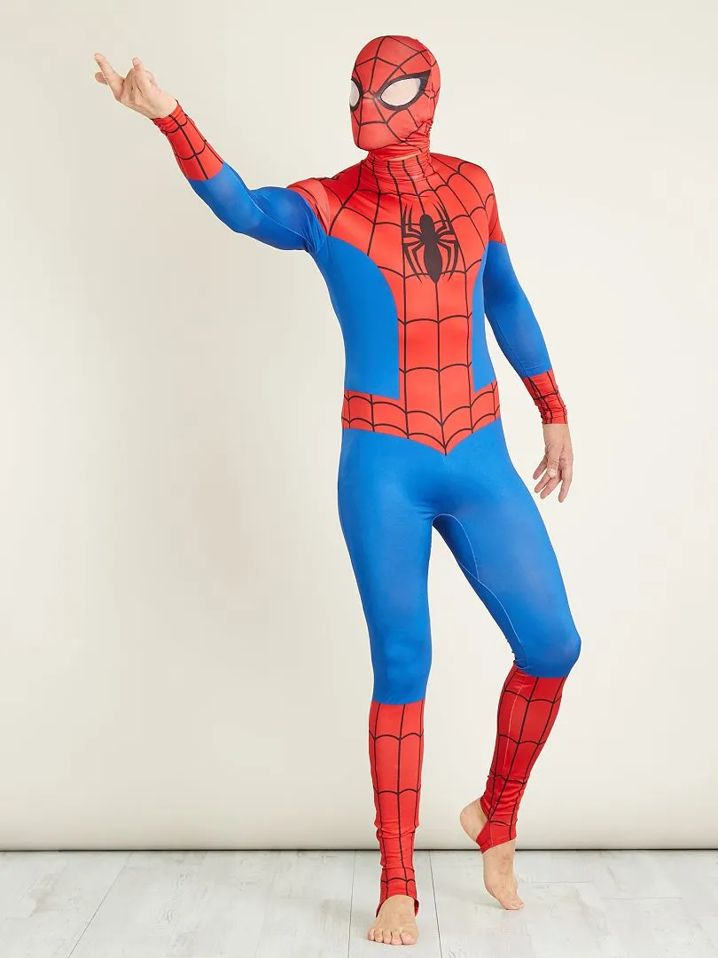 DISFRAZ DE 'SPIDERMAN' SEGUNDA PIEL CON VERDUGO  AZUL/ROJO