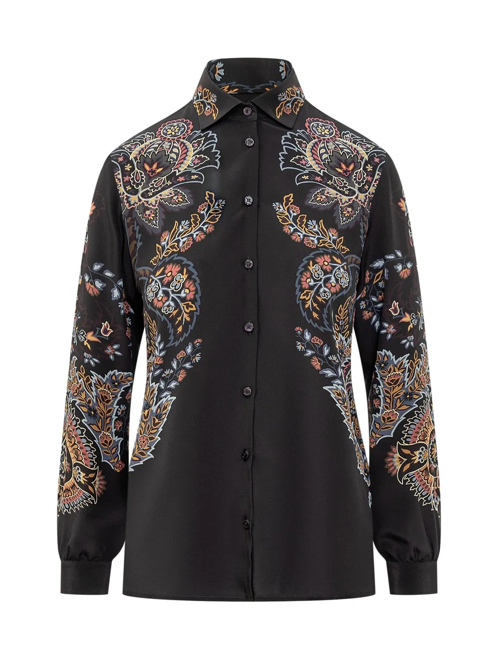 ETRO Silk Shirt with Floral Print