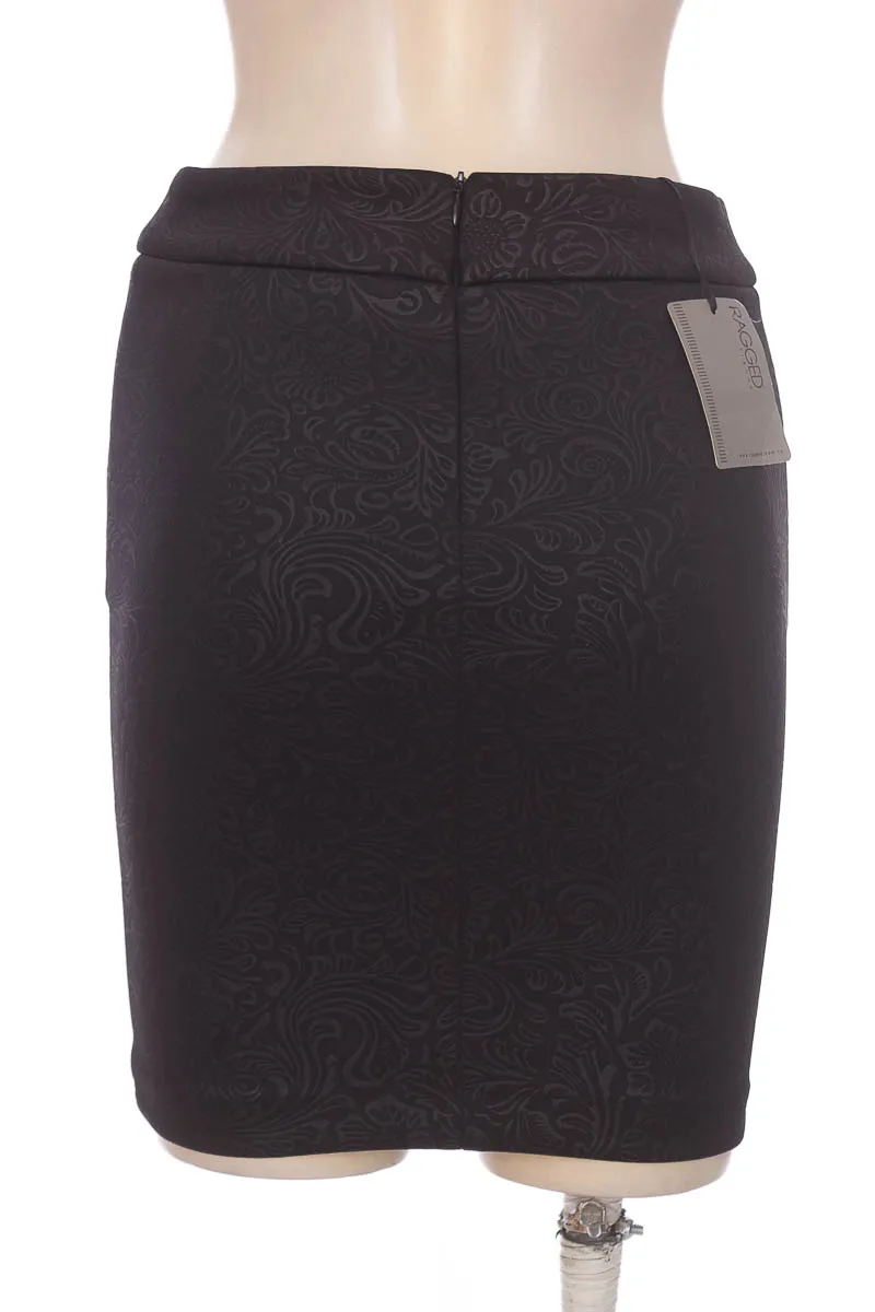 FALDA COLOR NEGRO  RAGGED