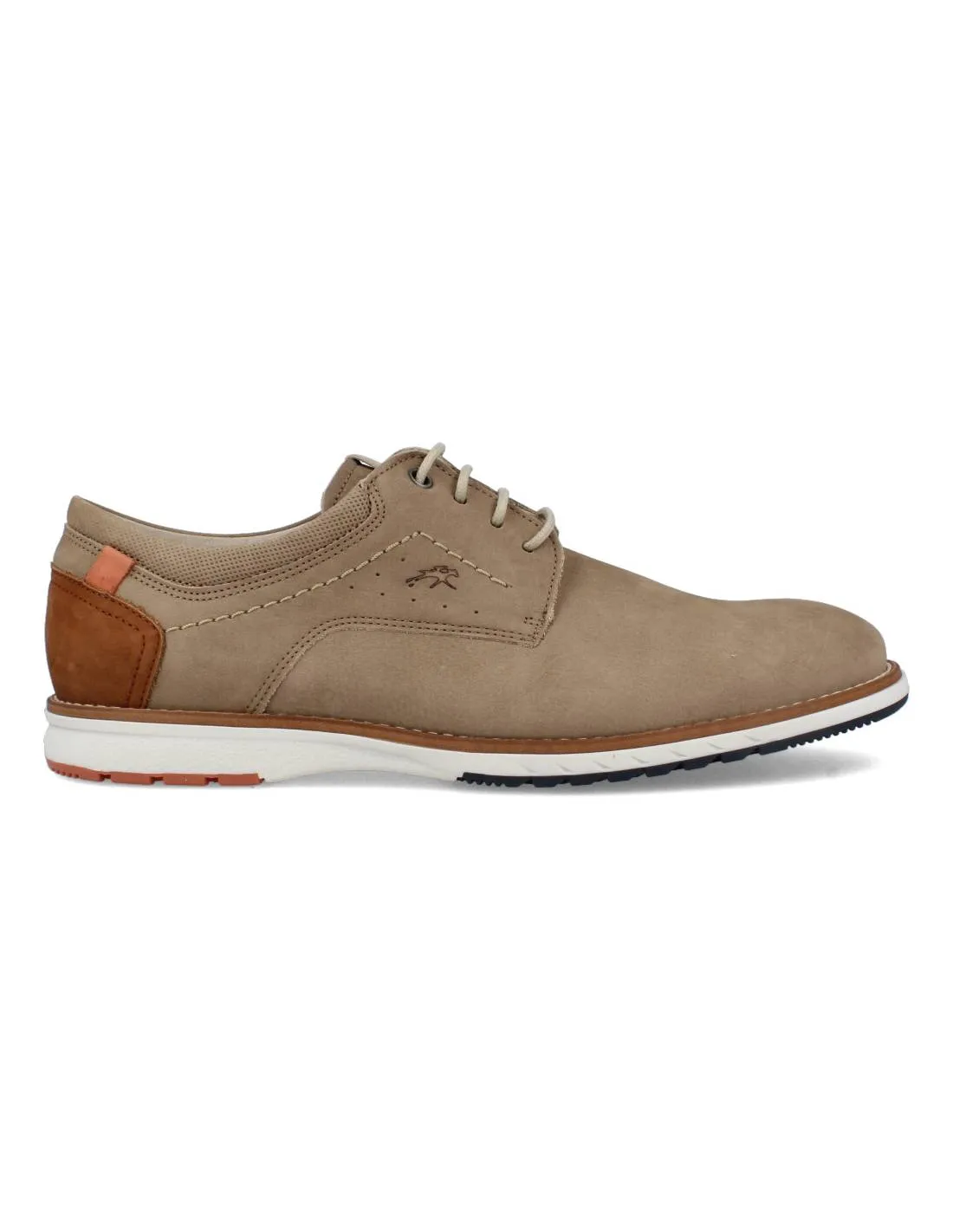 FLUCHOS  ZAPATO CASUAL CORDONES DELBUCK MARMOTA