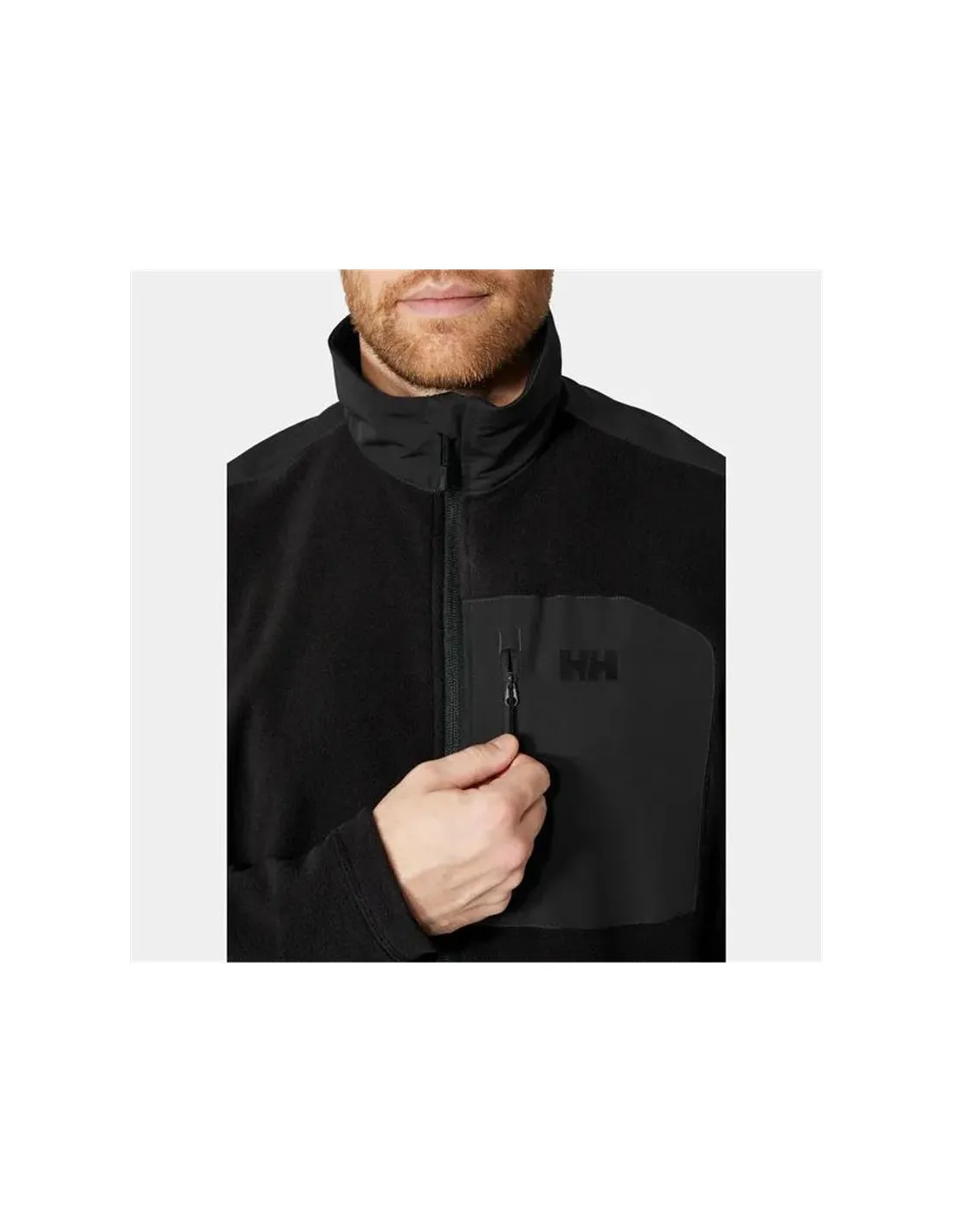 Forro polar de montaña Helly Hansen Daybreaker Blockc Negro Hombre