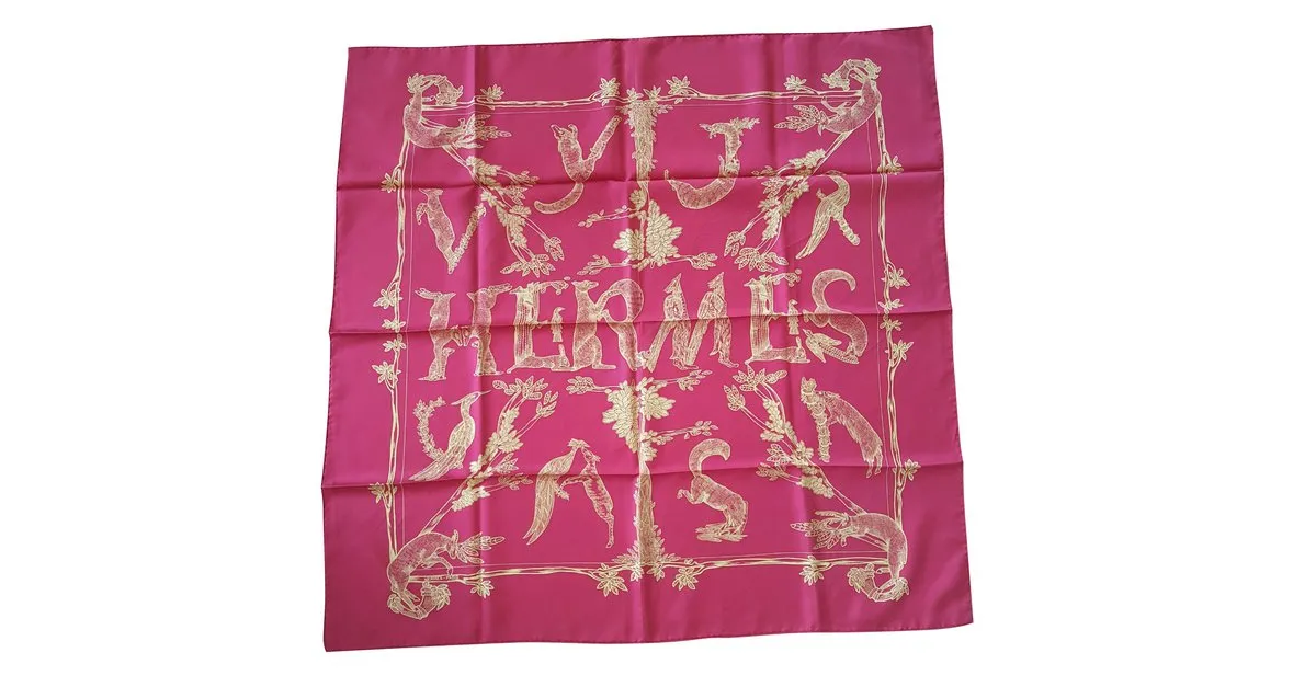 Hermès Les animaux de la foret Multicolor 