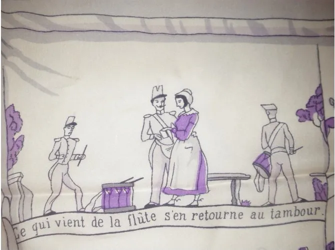 Hermès Les PROVERBES sont la SAGESSE des NATIONS d'après Granville Multicolor 