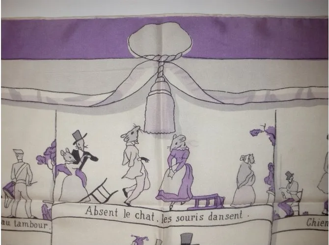 Hermès Les PROVERBES sont la SAGESSE des NATIONS d'après Granville Multicolor 