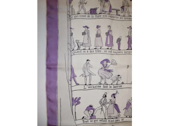 Hermès Les PROVERBES sont la SAGESSE des NATIONS d'après Granville Multicolor 
