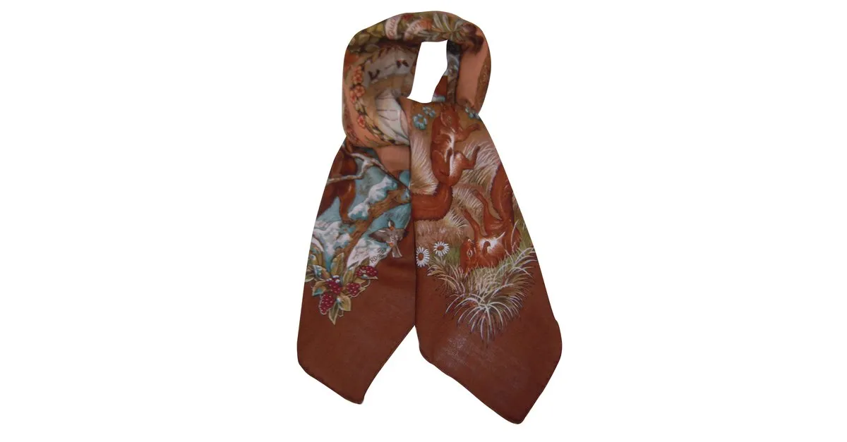 Hermès Les quatres saisons Castaño 