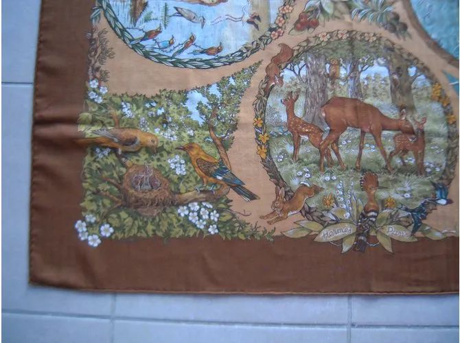 Hermès Les quatres saisons Castaño 