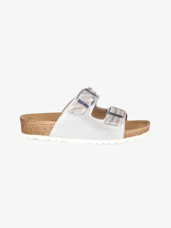 Inblu Babuchas de mujer con estampado y tiras