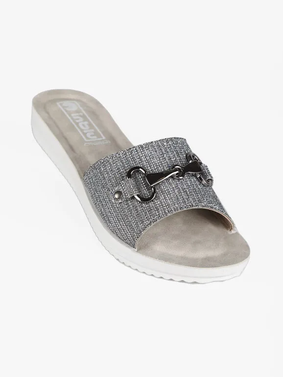 Inblu Babuchas de mujer con purpurina