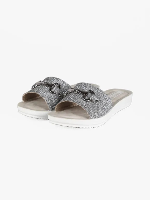 Inblu Babuchas de mujer con purpurina