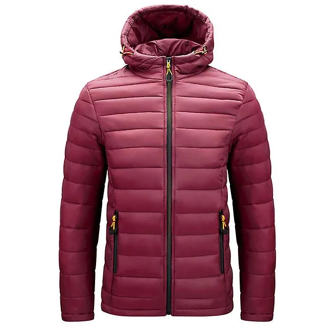 Invierno cálido chaqueta impermeable hombres 2023 Nuevo otoño grueso con capucha algodón parkas para hombres moda casual chaquet