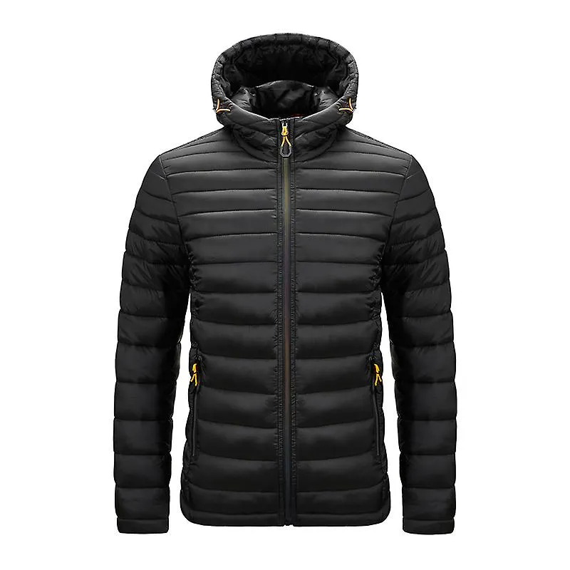 Invierno cálido chaqueta impermeable hombres 2023 Nuevo otoño grueso con capucha algodón parkas para hombres moda casual chaquet