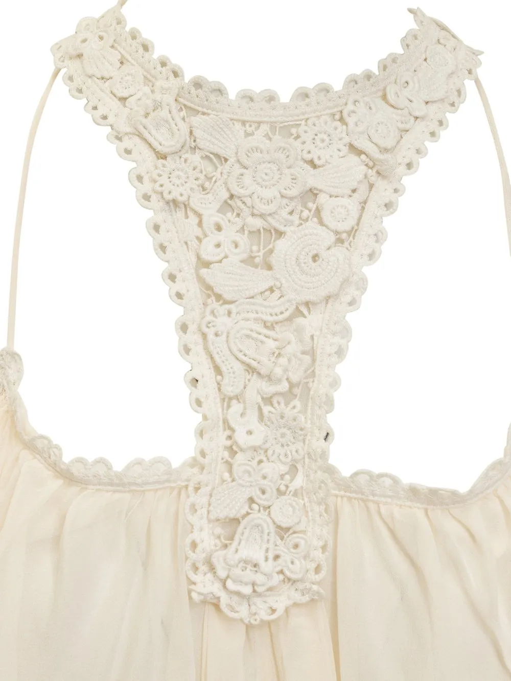 ISABEL MARANT Mini Dress with Crochet and Silk