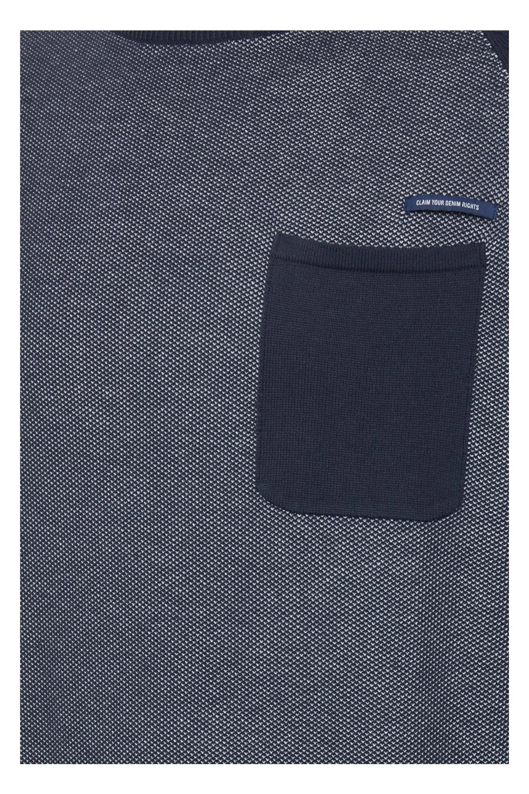 Jersey con bolsillo azul marino