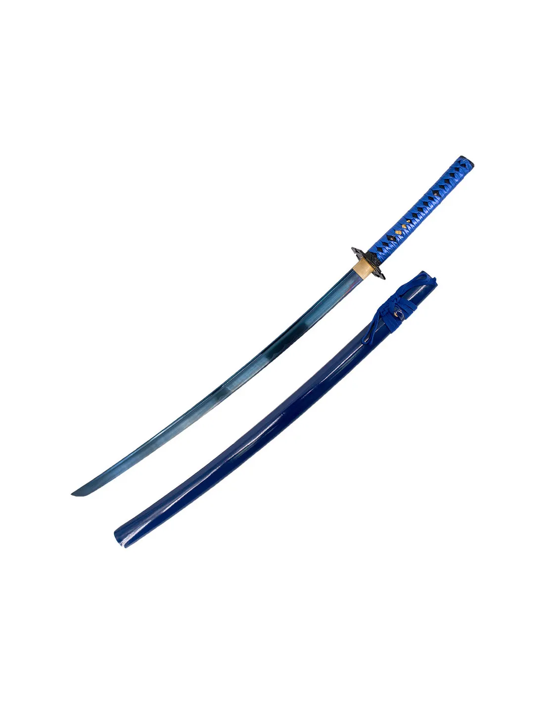 Katana de práctica básica color Azul con caja