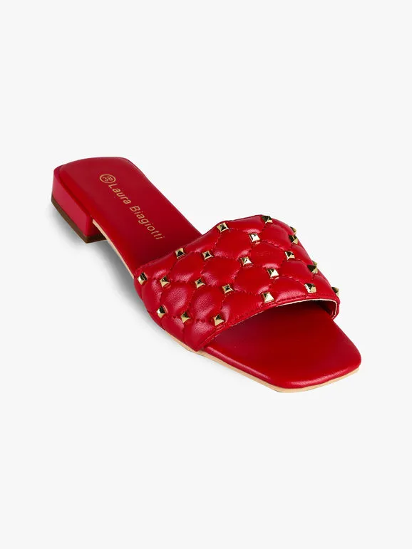 Laura Biagiotti Babuchas de mujer con tachuelas