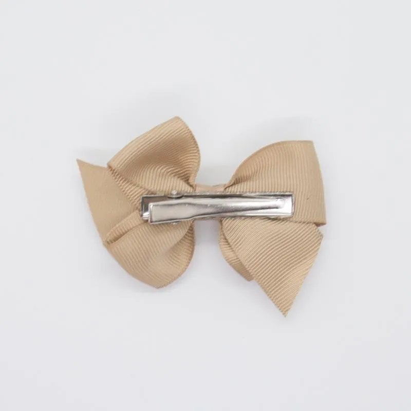Lazo nudo grosgrain camel