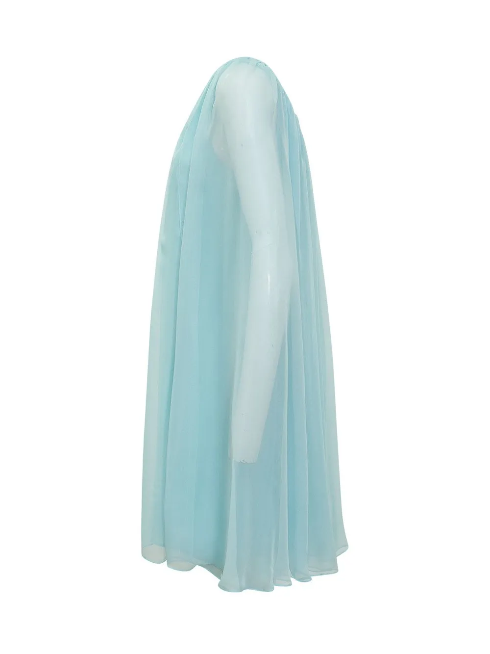 MAX MARA PIANOFORTE Silk Footing Dress