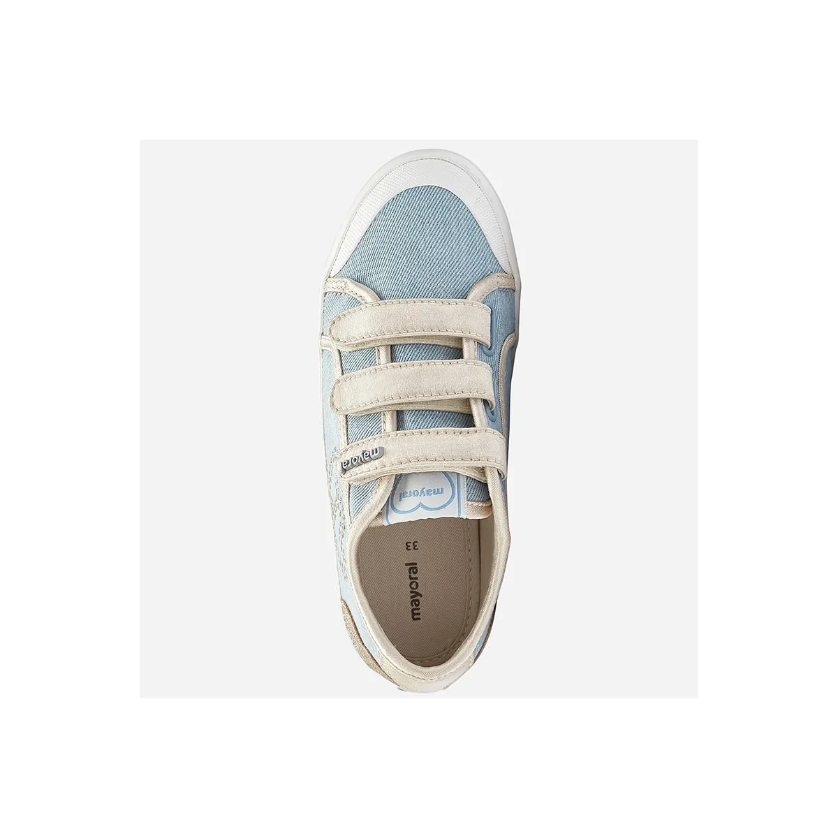 Mayoral rebajas zapatilla lona para niña, azul 33 al 35 45139