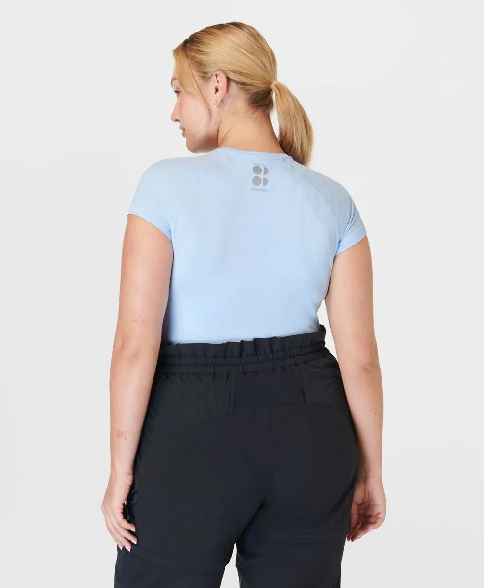 MUJER ASCEND ATHLETE SEAMLESS WORKOUT TSHIRT X SWEATY BETTY
