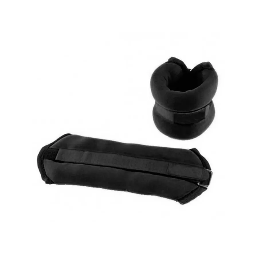 Muñequera Tobillera Lastrada 2x1kg Azul o negra