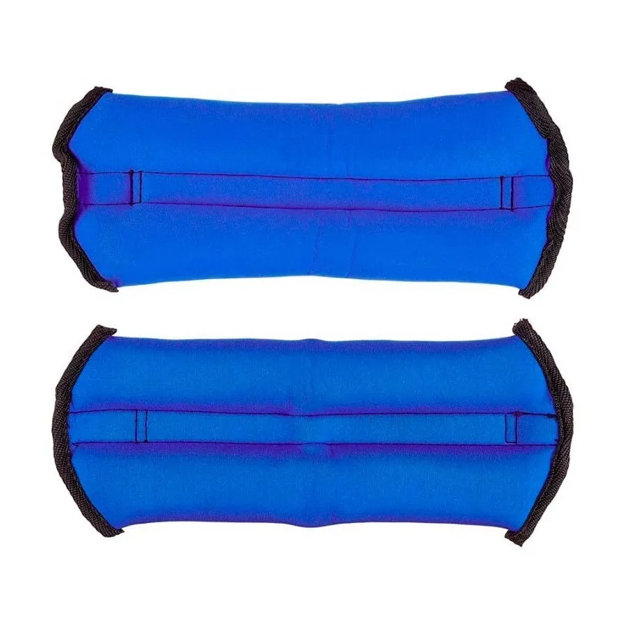 Muñequera Tobillera Lastrada 2x1kg Azul o negra
