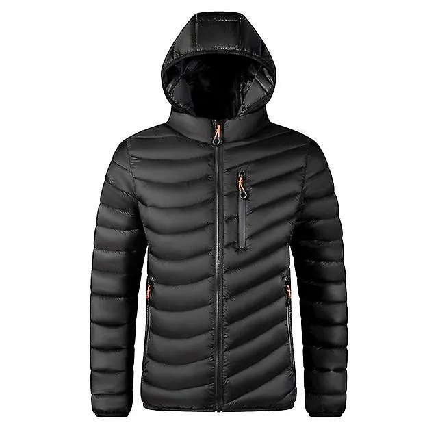 Nuevo otoño invierno hombres cálido impermeable parkas chaqueta abrigo hombre con capucha marca casual a prueba de viento gruesa