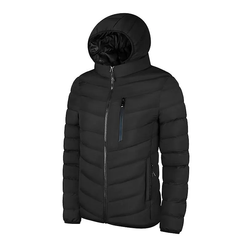 Nuevo otoño invierno hombres cálido impermeable parkas chaqueta abrigo hombre con capucha marca casual a prueba de viento gruesa