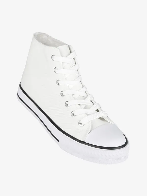 Original Marines Deportivas altas de lona para mujer