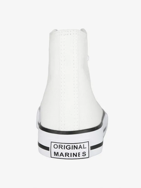 Original Marines Deportivas altas de lona para mujer