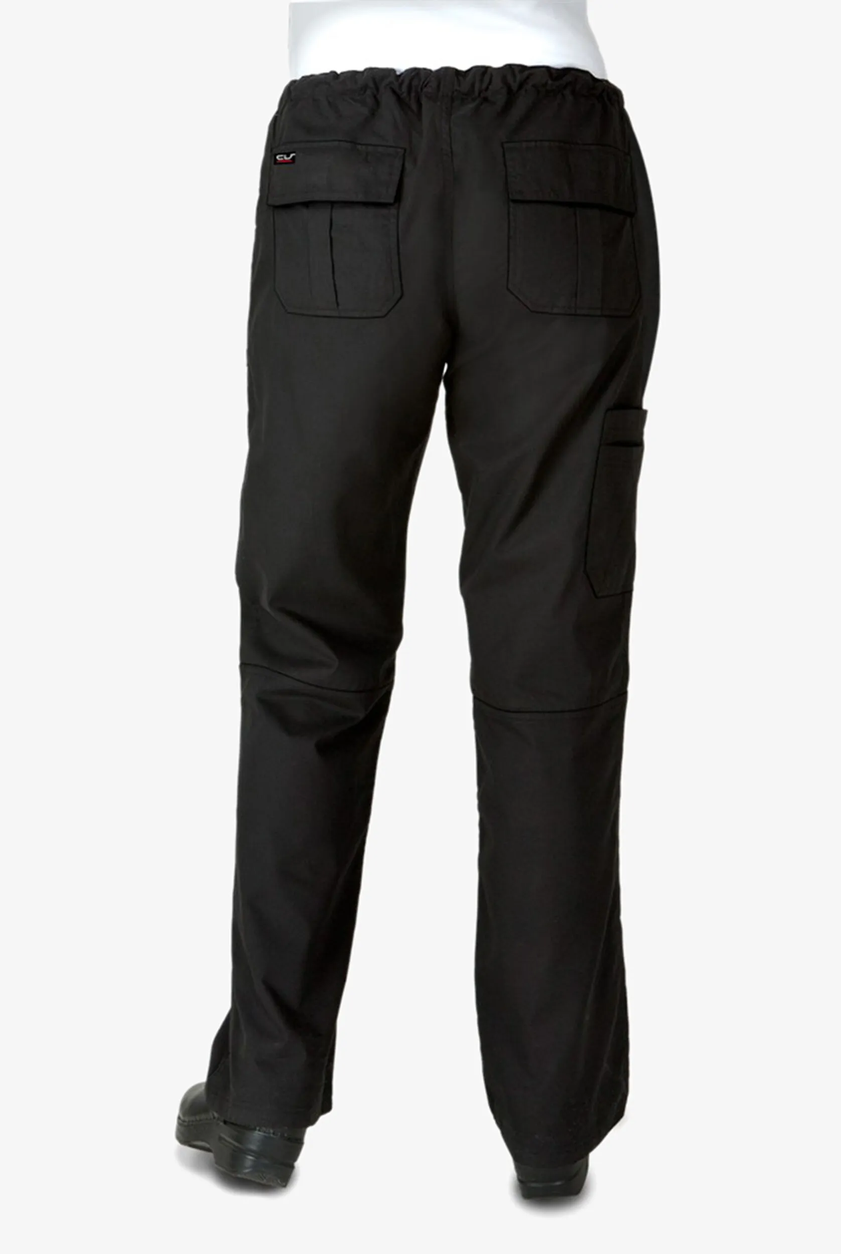 Pantalón de gastronomía CHEF 360 STRETCH con cordón y 6 bolsillos para mujer