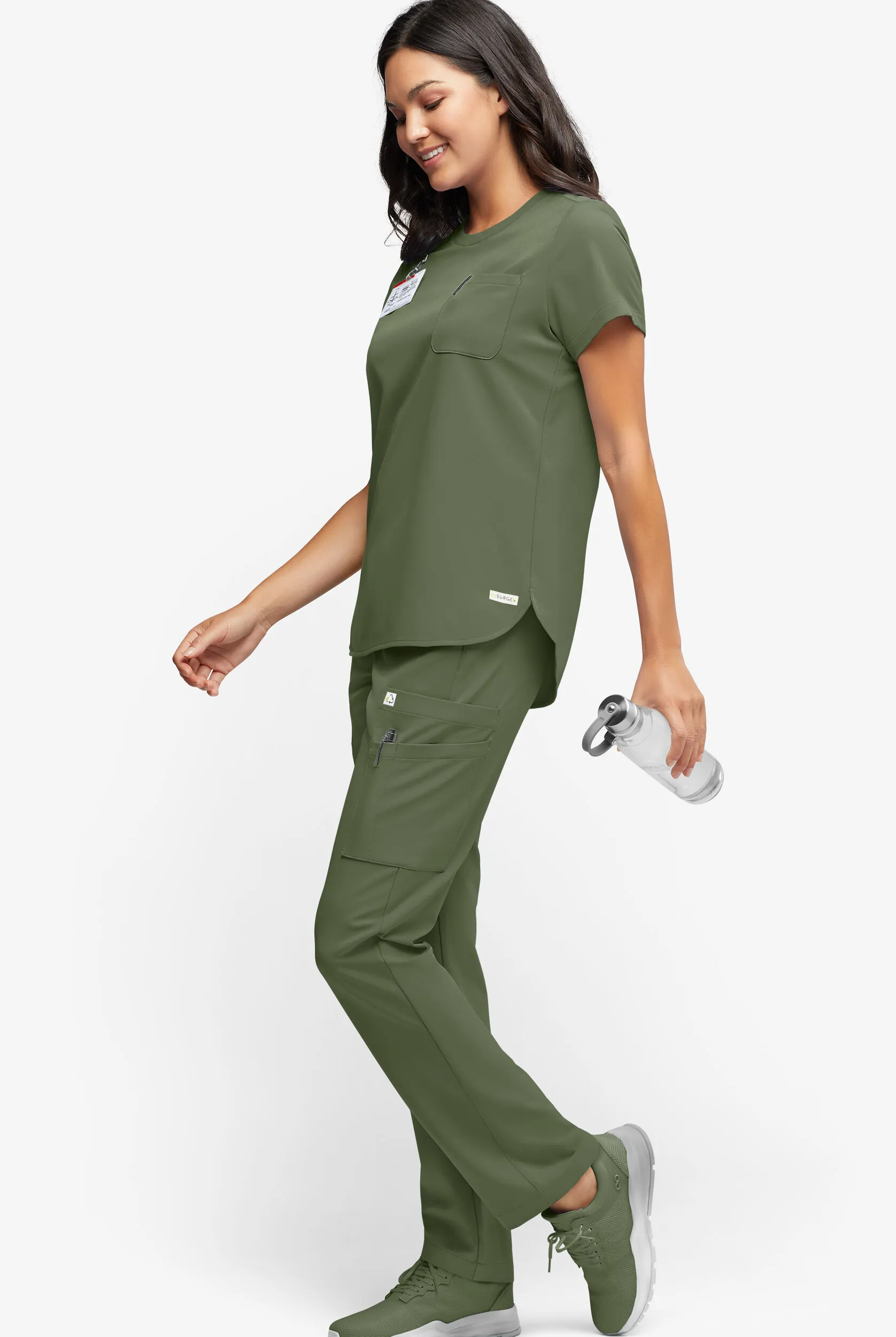 Pantalón médico ReSurge Topaz con cordón ajustable y 11 bolsillos para mujer