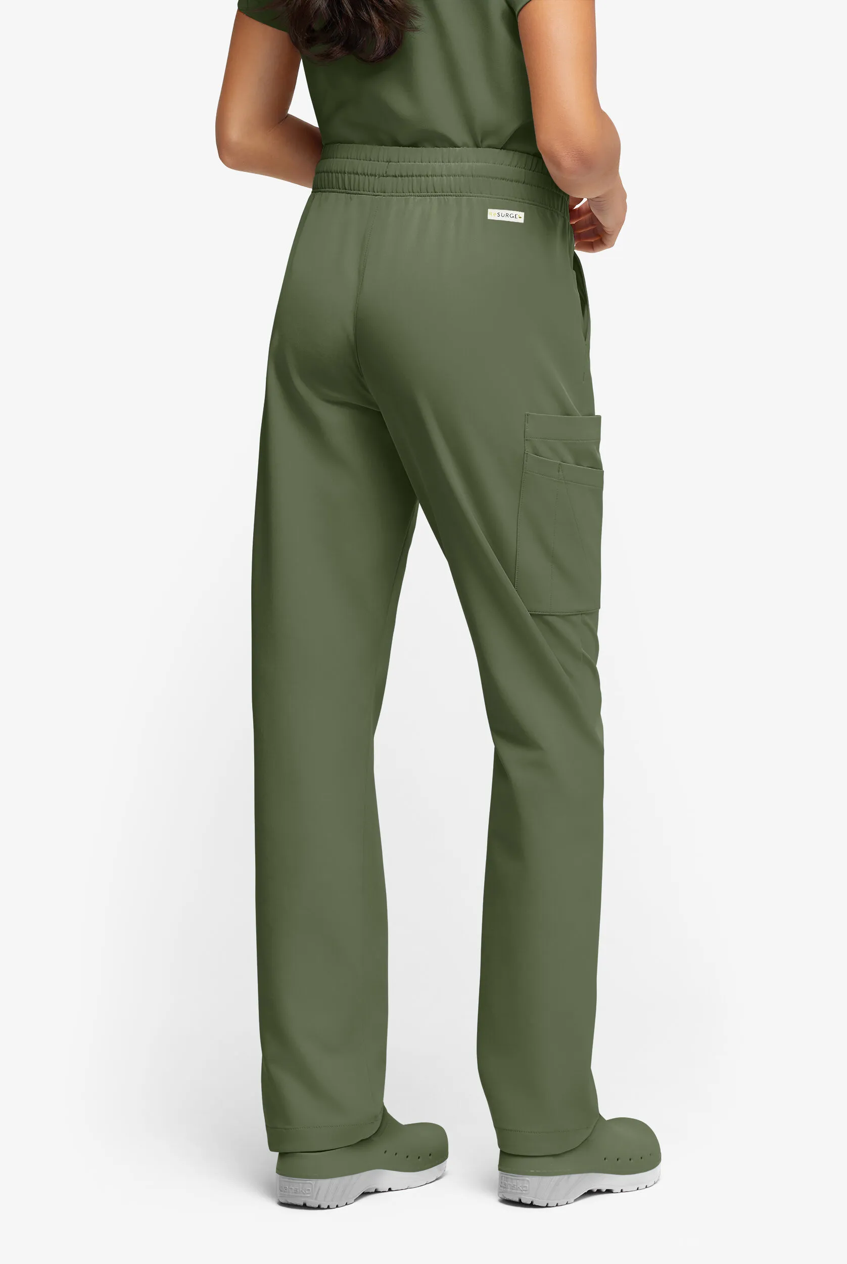 Pantalón médico ReSurge Topaz con cordón ajustable y 11 bolsillos para mujer